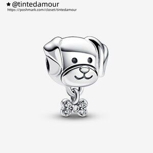 Pandora Pet Dog & Bone Charm|Pendant